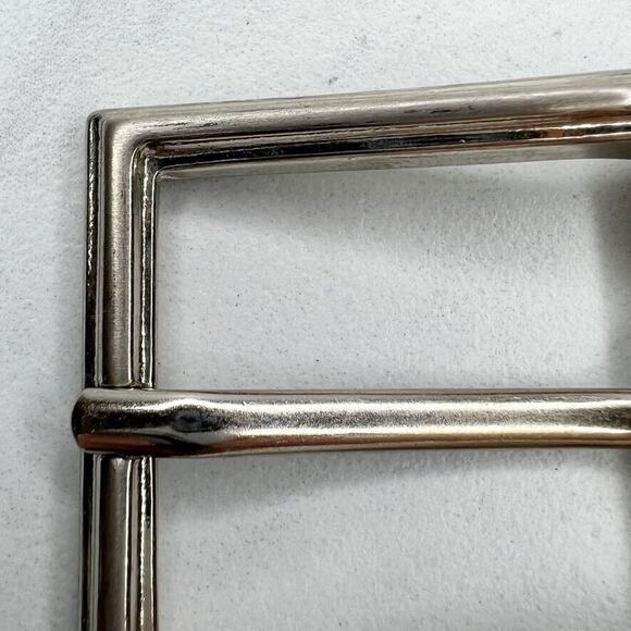 Silver Tone Simple Basic Belt Buckle - Picture 5 of 10